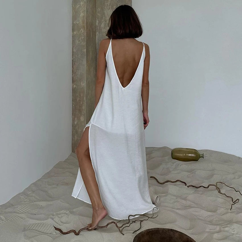 Long Dress Sleeveless Comfy Nightgown