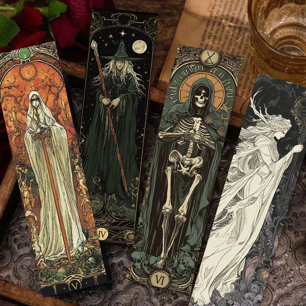 Gothic style Dark Wizard Bookmarks