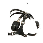 Adjustable Leather Bondage Set Waist Belt