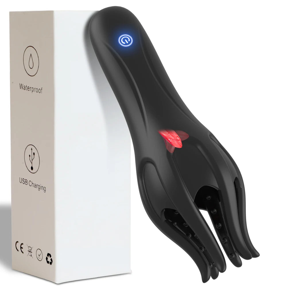 Masturbator for Men Vibrating Tongue