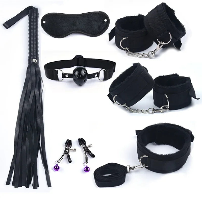 Sexy 11-Piece Adult Bondage Accessories