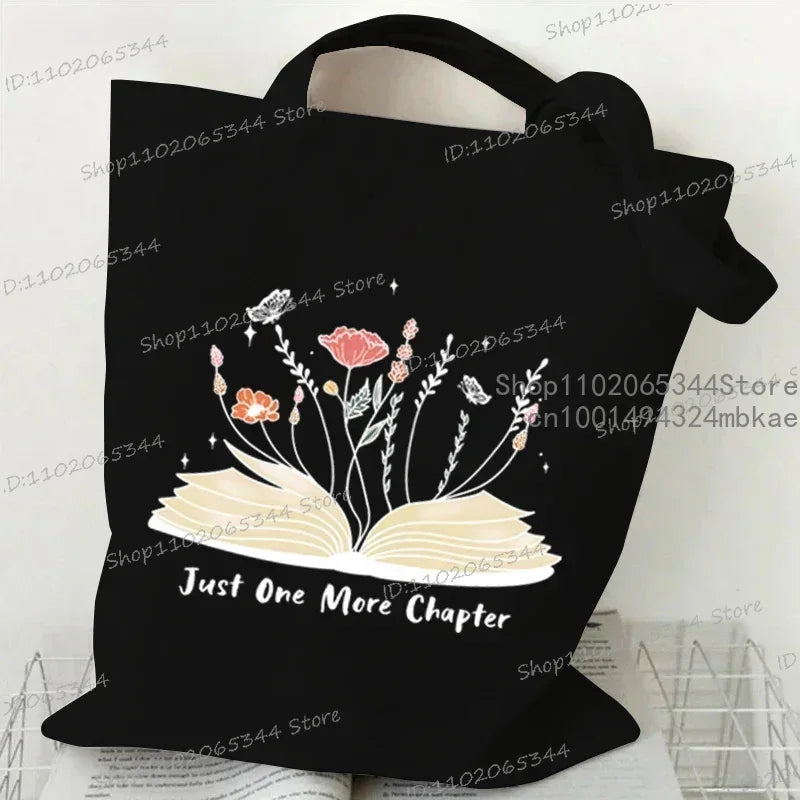 Canvas Tote Book Bag