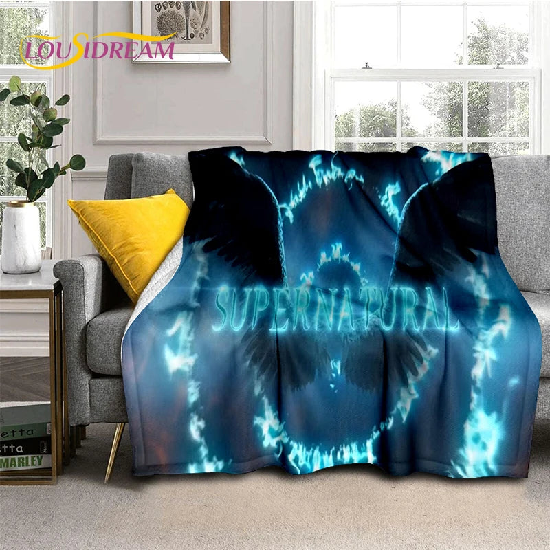 Supernatural TV Show Throw Blanket