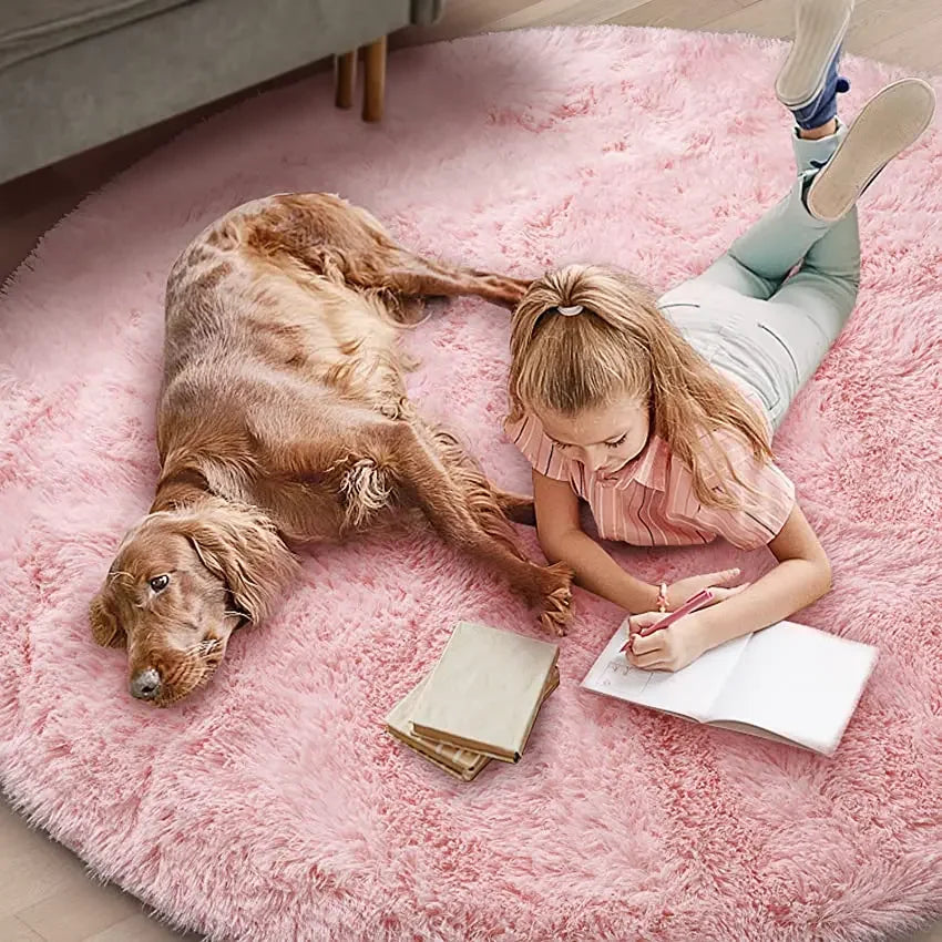 Super Soft Plush Round Rug