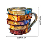 Unique Painted Book Coffee Mug
