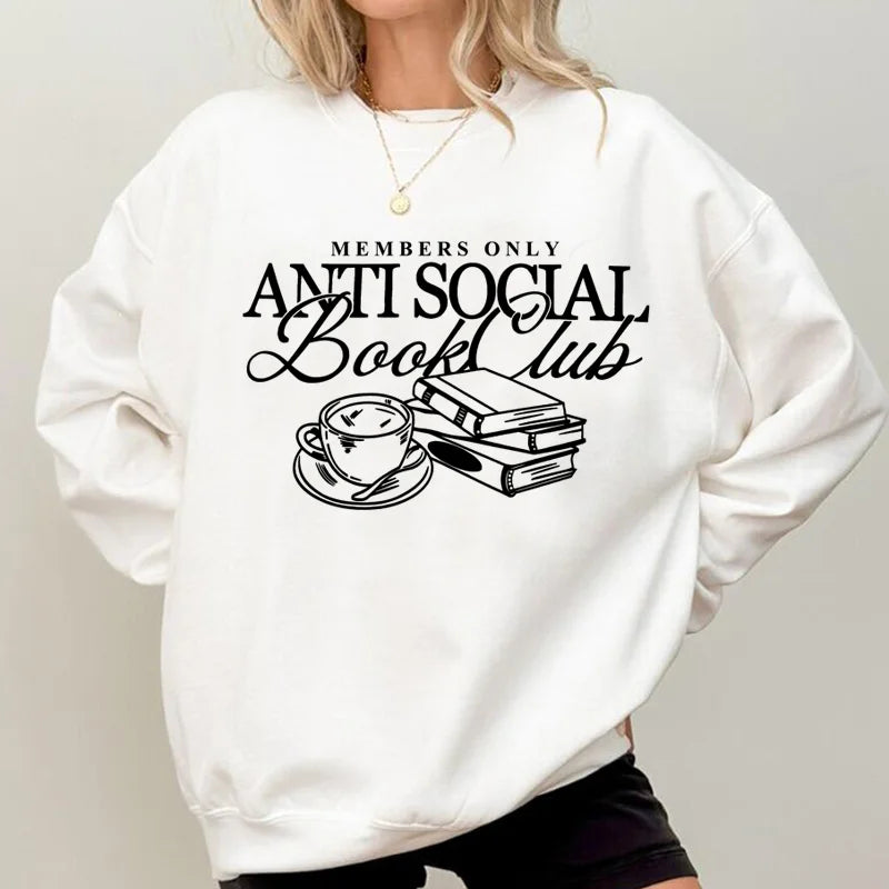 Anti Social Book Club Crewneck Sweatshirt