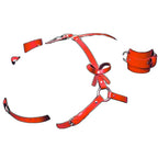 Adjustable Leather Bondage Set Waist Belt