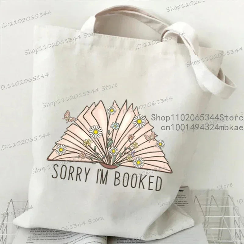Canvas Tote Book Bag