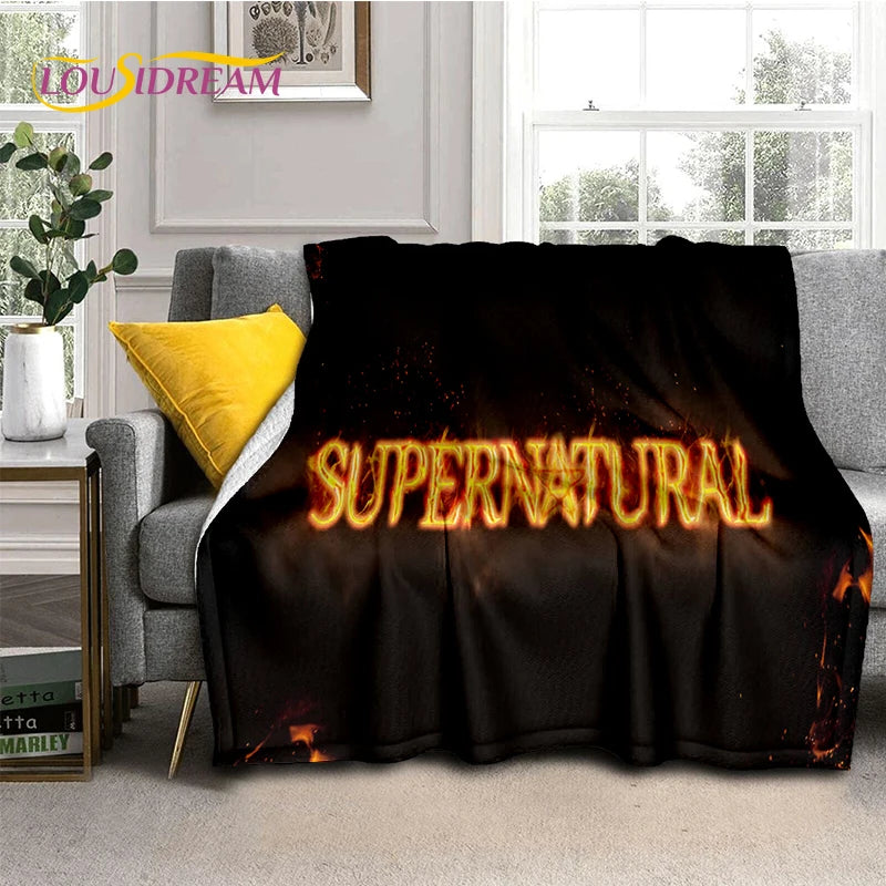 Supernatural TV Show Throw Blanket