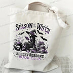 Canvas Witch Gothic Shoulder Bag