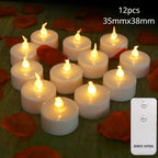 6/12/24pcs Flameless LED Candles