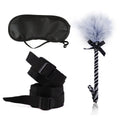 Adult  Leather Three Piece Bondage Set