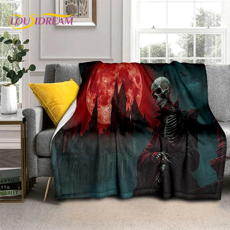 Gothic Style Soft Throw Blanket