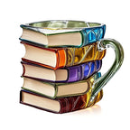 Unique Painted Book Coffee Mug