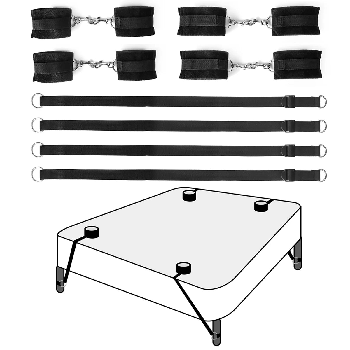 BDSM Bed Restraint Sex Toy