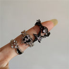 Gothic Black and Silver Jewelry