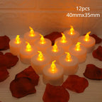 6/12/24pcs Flameless LED Candles