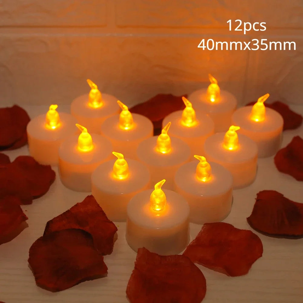 6/12/24pcs Flameless LED Candles