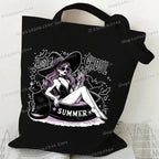Canvas Witch Gothic Shoulder Bag