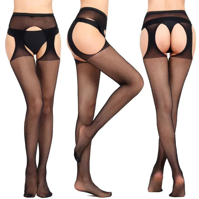 Fishnet Garter Belt Stocking