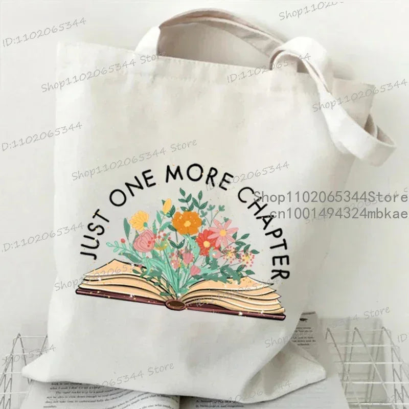 Canvas Tote Book Bag