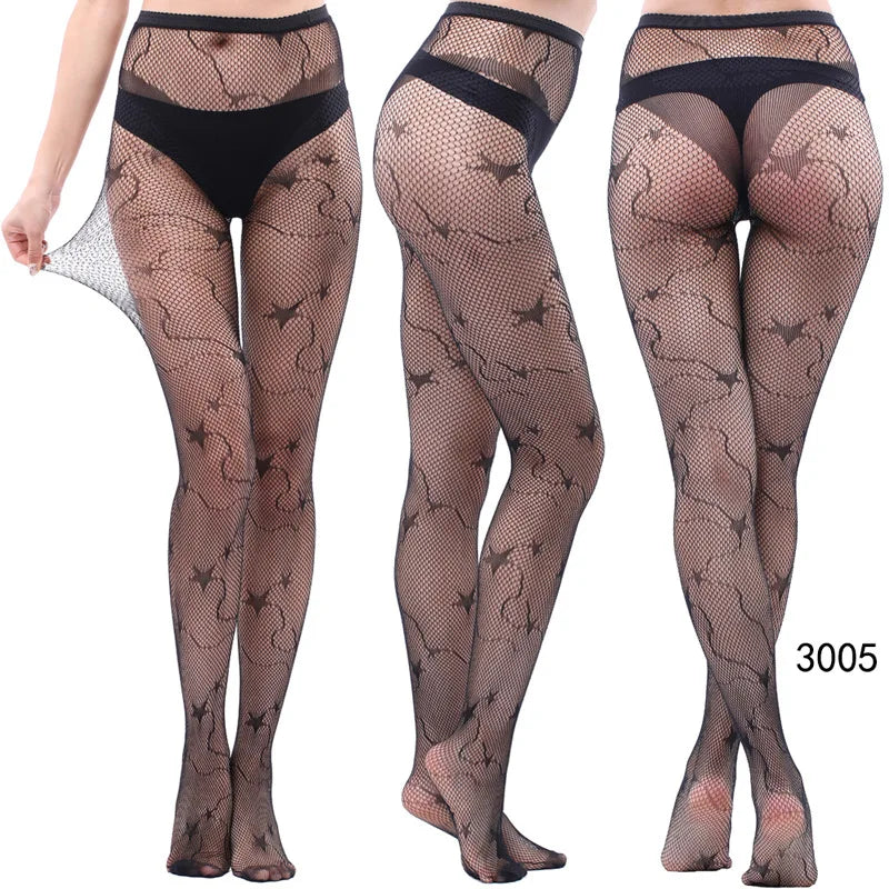 Sexy Fishnet  Seamless  Stockings