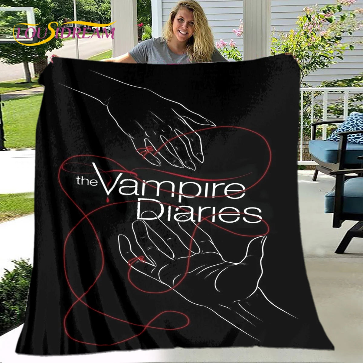 The Vampire Diaries Soft Throw Blanket