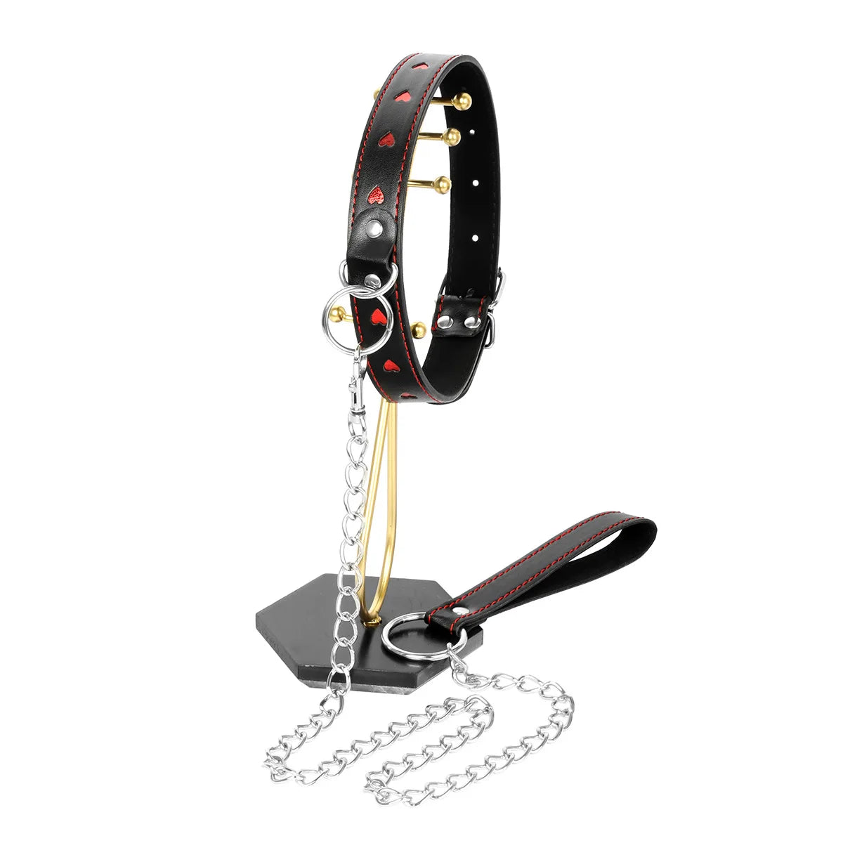 3pcs/Set High Quality Heart Leather Bondage Kit