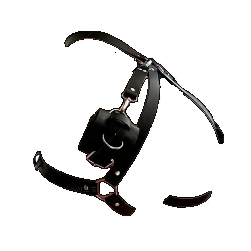 Adjustable Leather Bondage Set Waist Belt