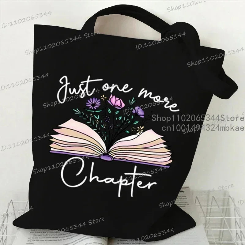Canvas Tote Book Bag