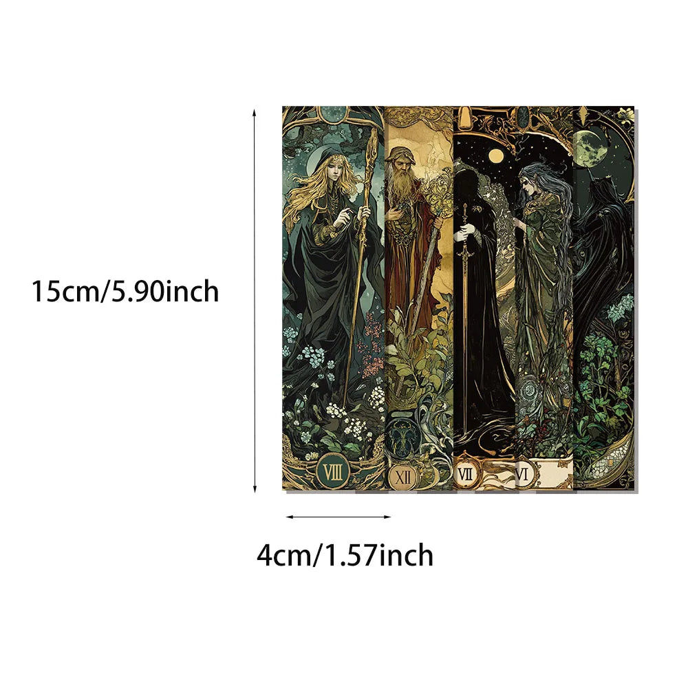 Gothic style Dark Wizard Bookmarks