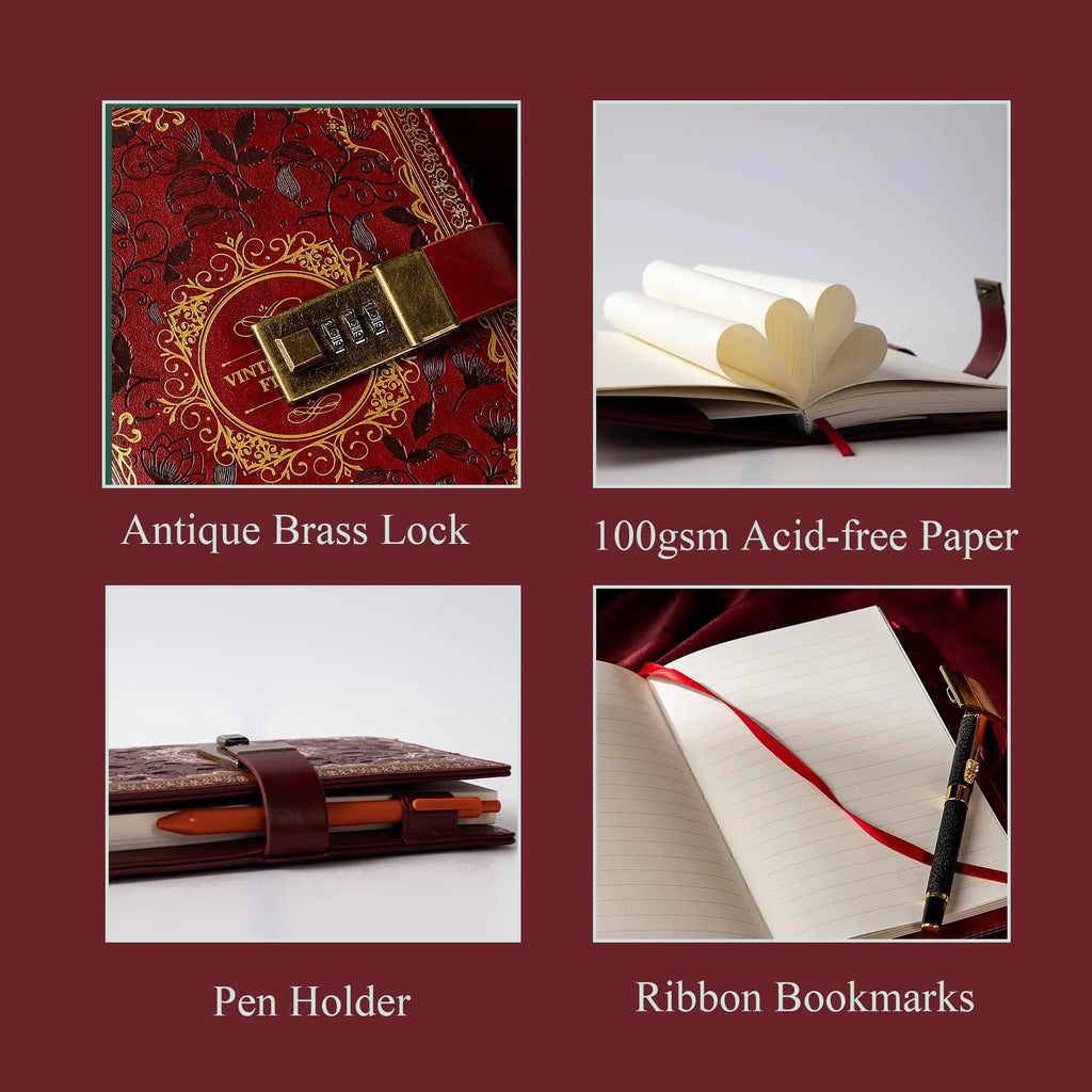 Writing Journal with Lock