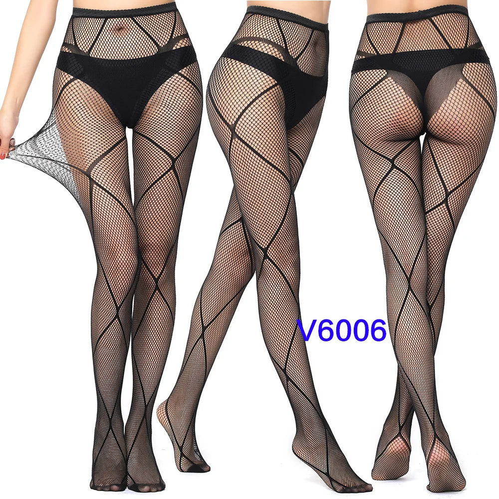 Sexy Fishnet  Seamless  Stockings