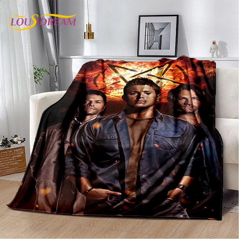 Supernatural TV Show Throw Blanket