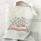 Canvas Tote Book Bag