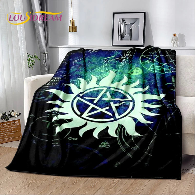 Supernatural TV Show Throw Blanket