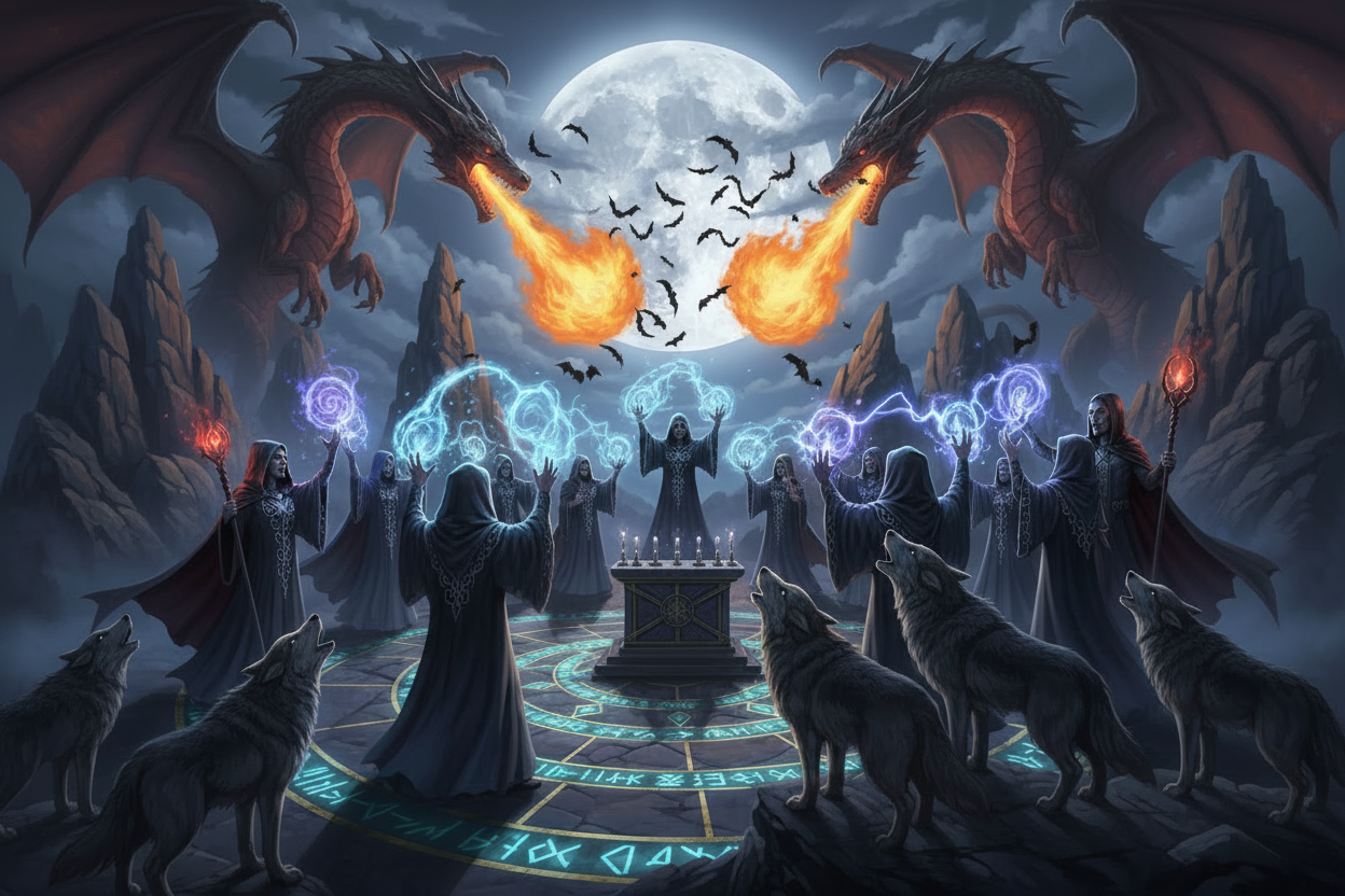 Fantasy Ritual Photorealistic